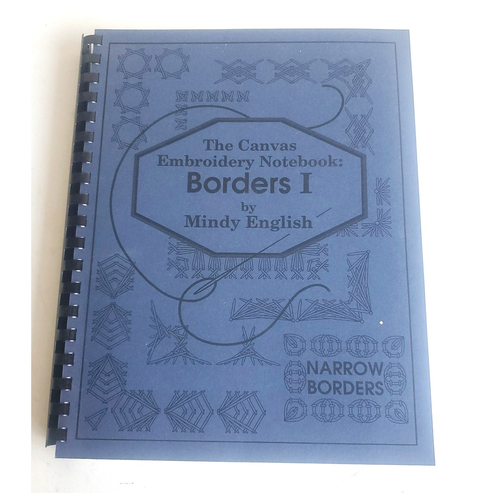 Mindy English Canvas Embroidery Notebook Borders 1  1st Edition 1st Print 1994‎